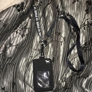 Authentic Pink keychain